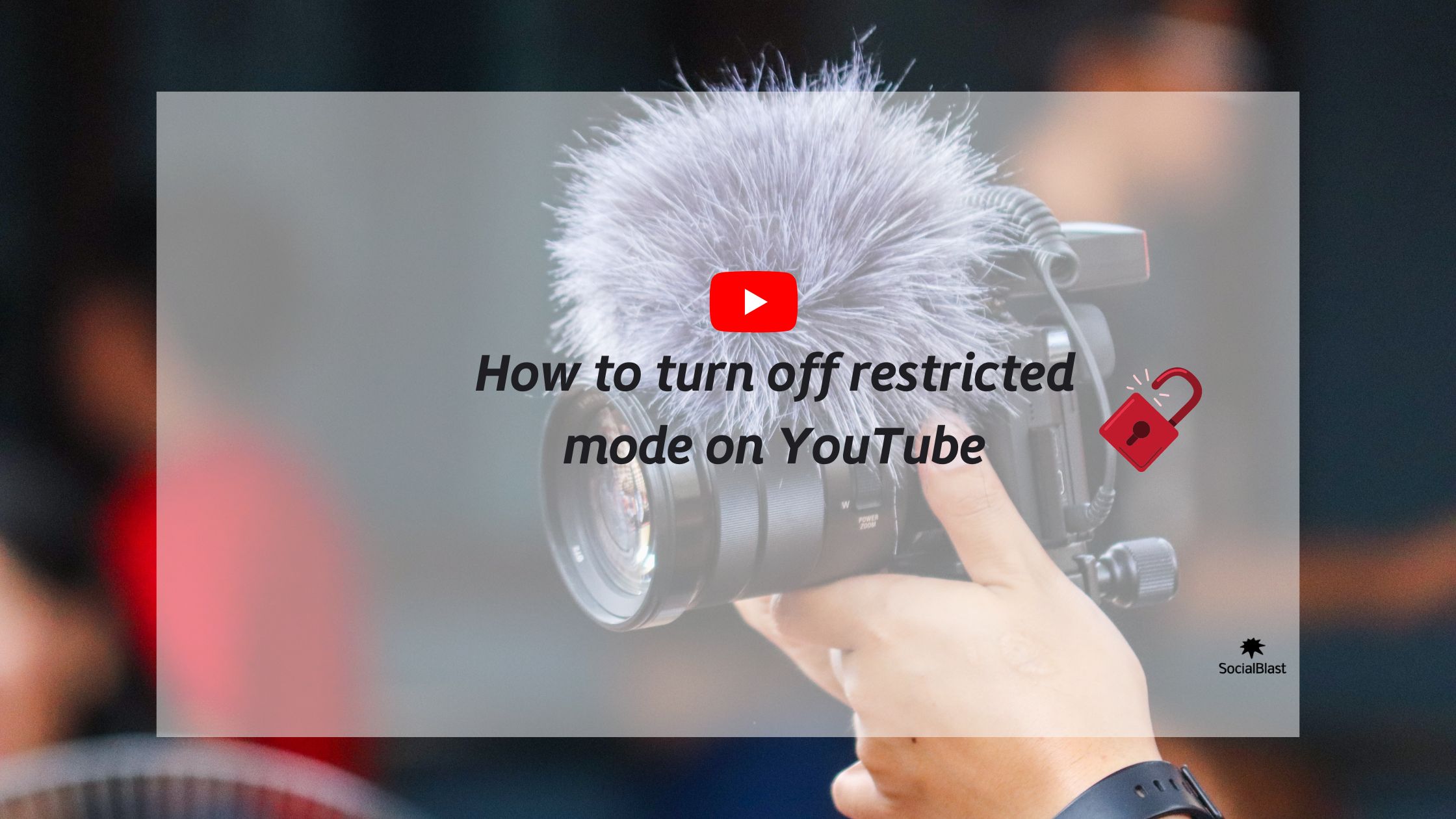 how to disable the restricted mode on YouTube